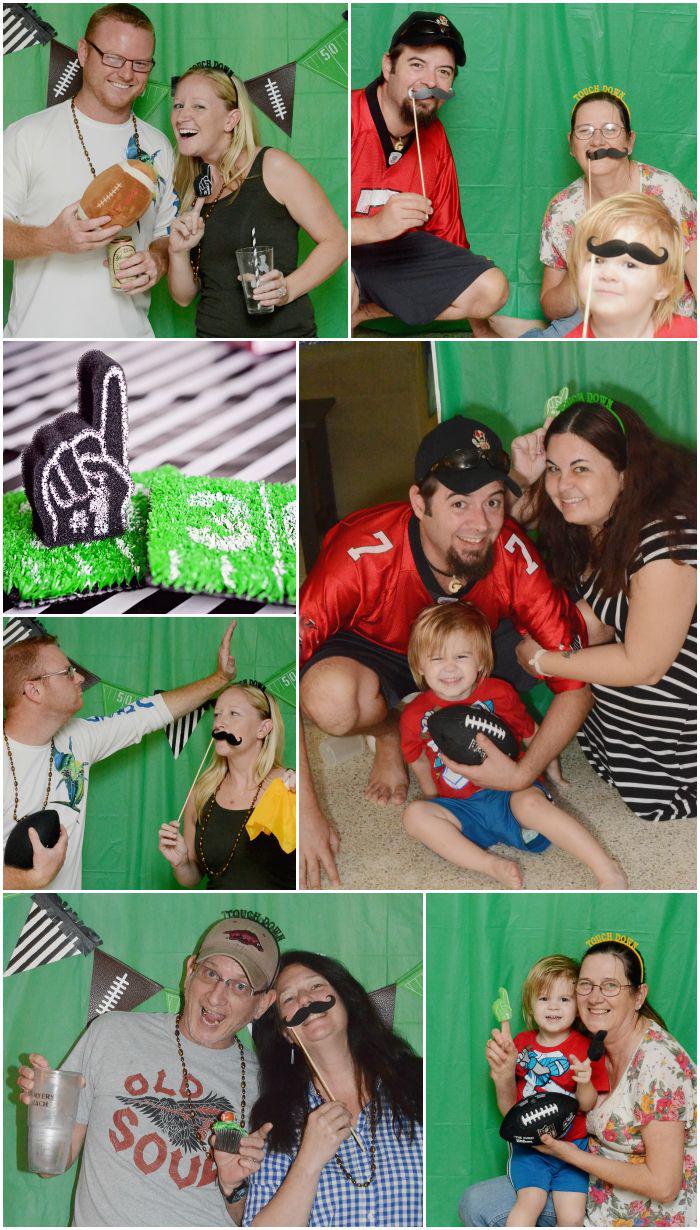 Football Party Photobooth Idea