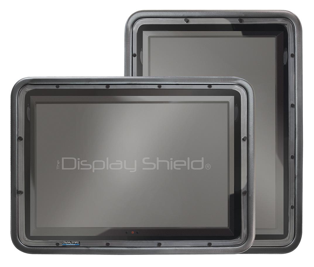 The display shield horizontal and vertical display cases