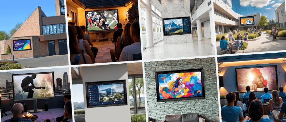 The TV Shield PRO 86 Inch Large Size TV Enclosure