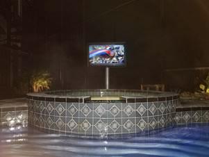 Pool TV Weatherproof Pole Mount - outdoor TV Enclosure mounting tips