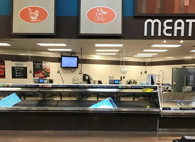 Outdoor TV Cabinets and Digital Display Cases for Manufacturing Facilities and Grocery Stores like Kroger
