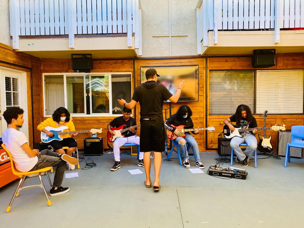 Outdoor Classroom Featuring The TV Shield (Turner Foundation Open Air Music Studio)