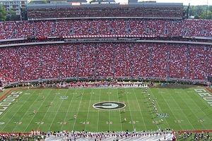 Sanford Stadium, among the largest USA sports arenas