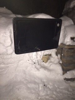 Snow proof outdoor TV enclosure The TV Shield