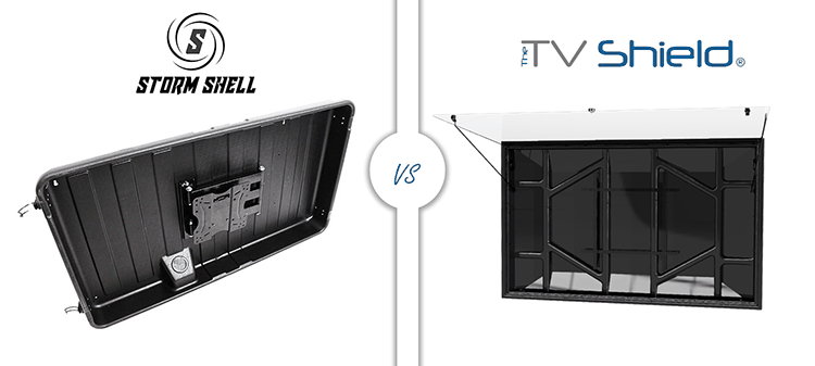 Storm Shell vs The TV Shield Outdoor TV Case