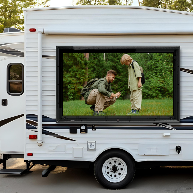 The Display Shield RV TV Enclosure - Weatherproof Outdoor TV Enclosure Cabinet