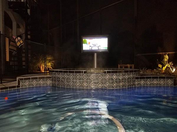 The TV Shield PRO Hot Tub